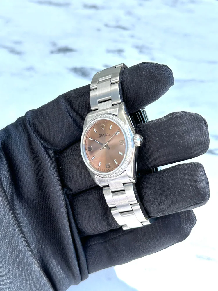 Rolex Oyster Perpetual 31 Custom diamond bezel